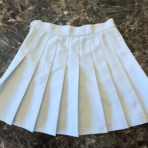 US MADE TENNIS SKIRT WITH SIDE ZIP, Tenniscore Style, Clean Girl Aesthetic W153